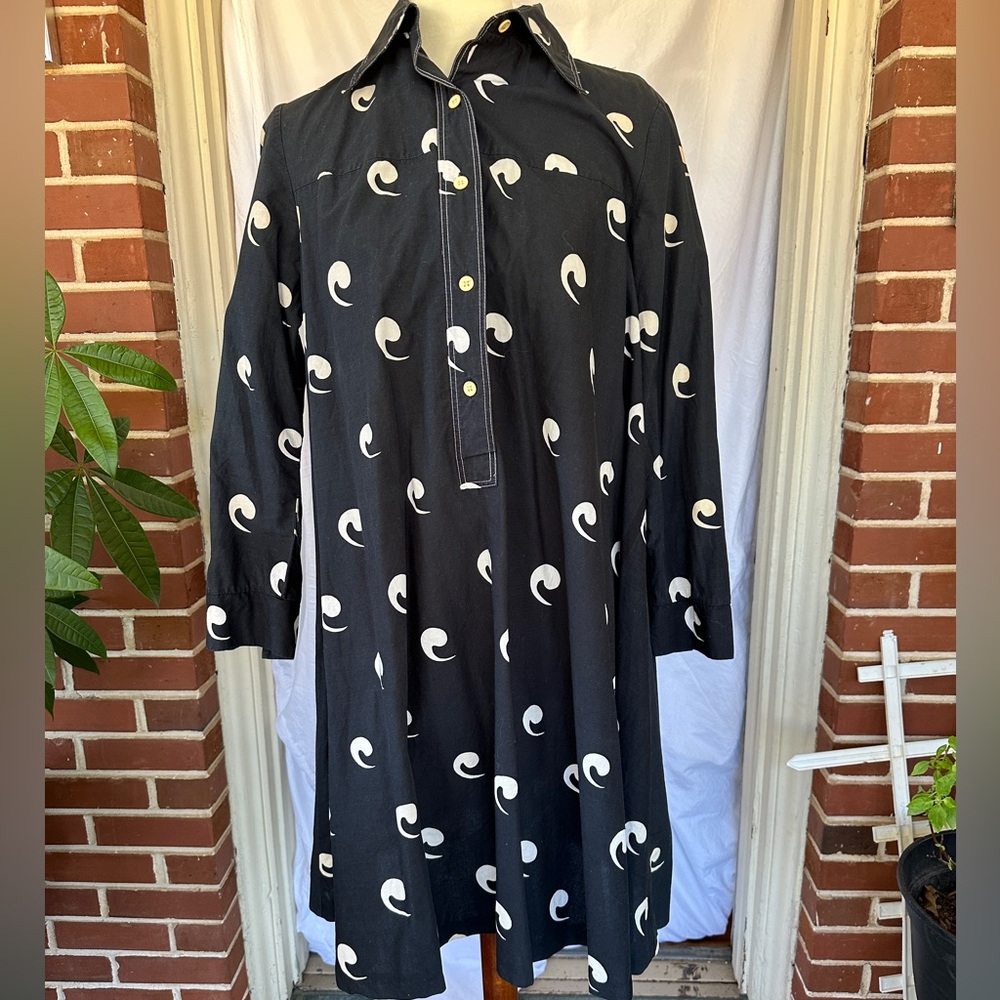 VINTAGE Marimekko Trapeze Dress 80s Sz 40/12
